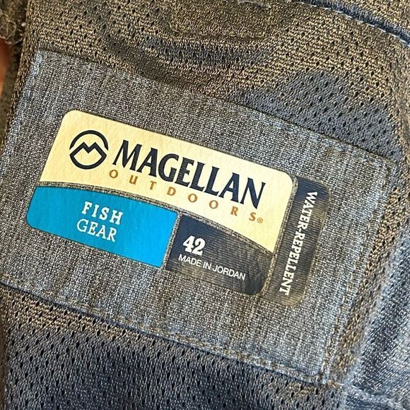5 for $25🔥Magellan Outdoors Grey Swimsuit Trunk Fish Gear Shorts Size 42 - Picture 3 of 5